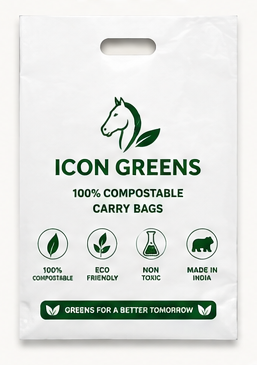 Icon Greens Bio Compostable D-Cut — Medium Small, 10 × 14 inches
