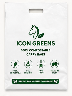 Icon Greens Bio Compostable D-Cut — Medium, 12 × 16 inches
