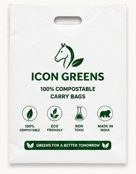 Icon Greens Bio Compostable D-Cut — Large, 14 × 19 inches
