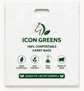 Icon Greens Bio Compostable D-Cut — Extra Large, 16 × 20 inches