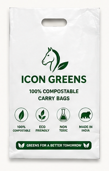 Icon Greens Bio Compostable D-Cut — Small, 9 × 12 inches
