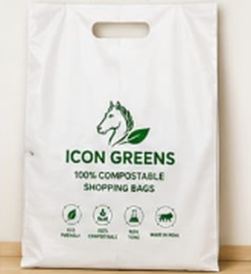 Icon Greens Jumbo compostable bag, 24" X 30"